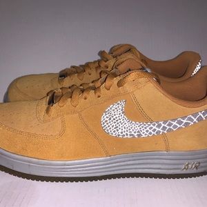 2014 Nike Lunar Force 1, AIR Very Rare! Men's 11.5 Gold worn once very clean